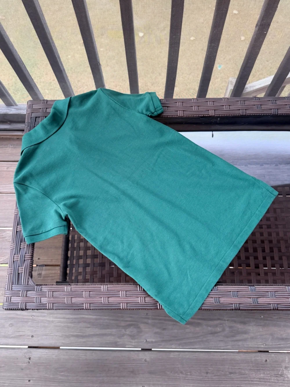 Ralph Lauren Polo Classic Fit Kids Polo Shirt - Green Size 7
